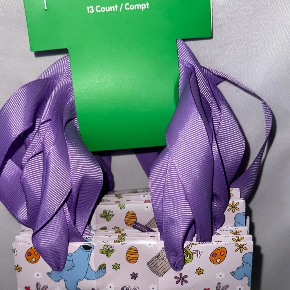 Sesame Street 13 Count Easter Treat Bags Lavender Party Favors